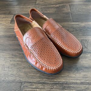 Benson & Clark Genuine Leather "Air-Flow" Loafers 9.5 Beach Wedding
